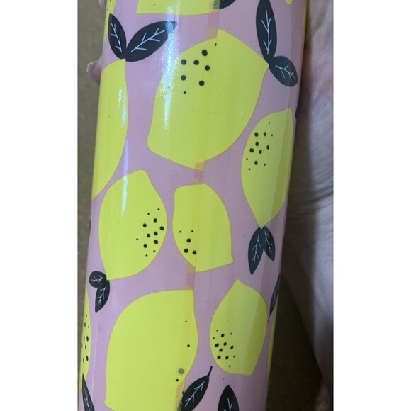 Manna Lemons Stainless Steel Water Bottle - Holds 17 oz - Glossy Finish - 10" - Picture 12 of 16